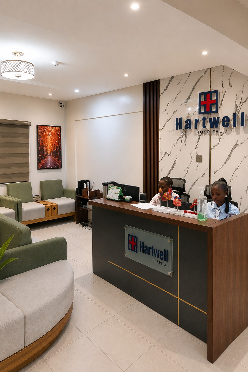A Hartwell cardiologist in conversation with a patient